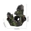 Aquarium Resin Wood Trunk Ornament, Artificial Resin Tree Trunk for