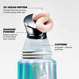 Vitamasques Brighten & De-puff Illuminating Eye Cream, Dark Circle Under Eyes Treatment, Under Eye Corrector, Get Rid of Bags Under Eyes Instantly, Dermatologist Tested - Made in Korea