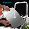 Mojuoii Stainless Steel Cutting Boards for Kitchen, 304 Stainless Steel