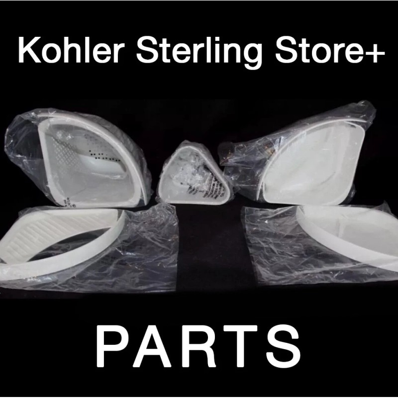 Sterling Store+ Bath/Shower System Family Wall Mounted Replacement Accessories -