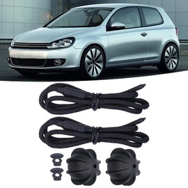 Parcel Shelf Strap, 2pcs Wearproof Anticorrosion Rear Parcel Shelf String Reliable Replacement for MK6 for Repair