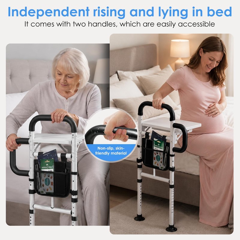 AMOVO Bed Rails for Elderly Adults Safety ASTM Certified 600LBS