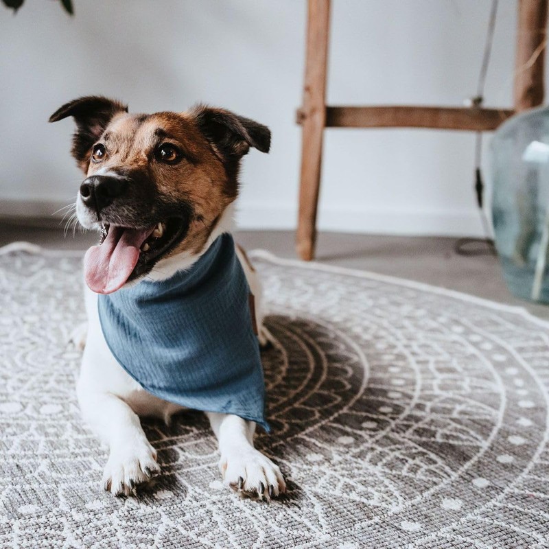 HUNTER Nola Triangular Scarf Blue Size S