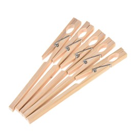 Kesheng 5 x Wooden Test Tube Clip Holder for Laboratory Chemical Experiment Accessories