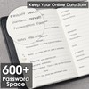 WEMATE Password Book with Lock, Password Book with Alphabetical Tabs