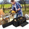 Chainsaw Carrying Case, Waterproof Foldable Chainsaw Storage Bag Compatible with