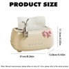 AIMALL Bunny-Themed Tissue Box, Elegant Spring-Lift Design, 8.26" x 5.43"