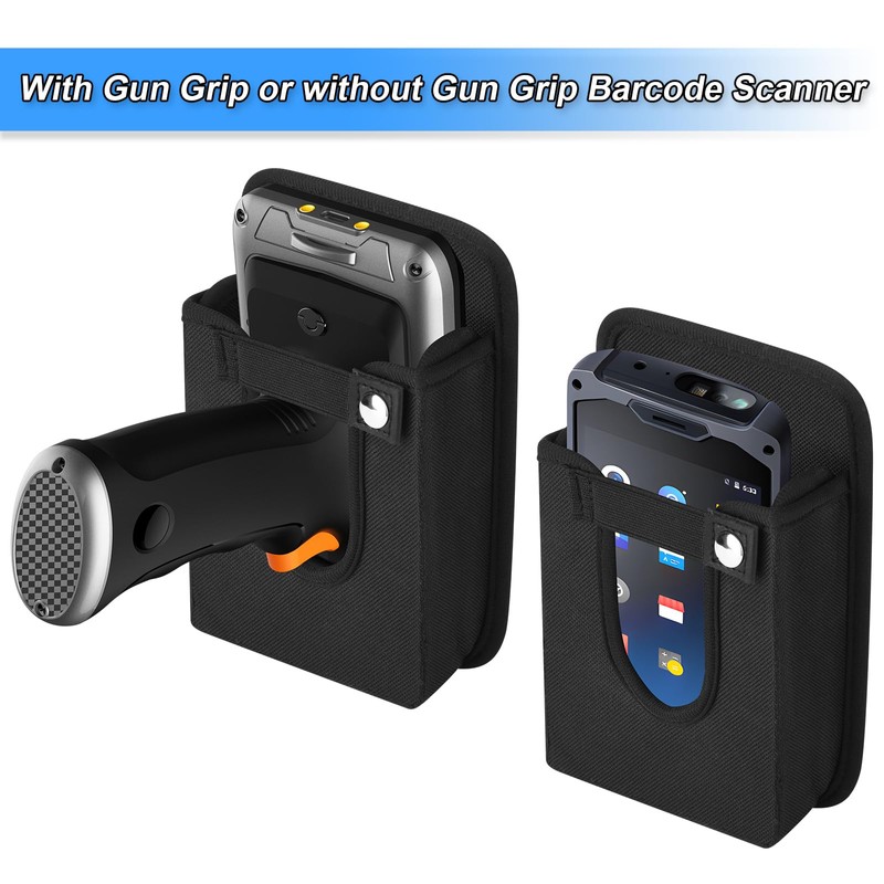 2 Way Barcode Scanner Holster, Rugged Vertical Carrying Case Pouch