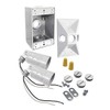 Raco 5818-6 Rectangular Box & Light Kit - White