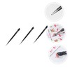 jojofuny Quality Material Nail Tweezers 3pcs Rhinestone Picker Tool for