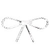 10Pcs Diamond Rhinestone Bow Glass Flash Brooch Claw Chain Suit