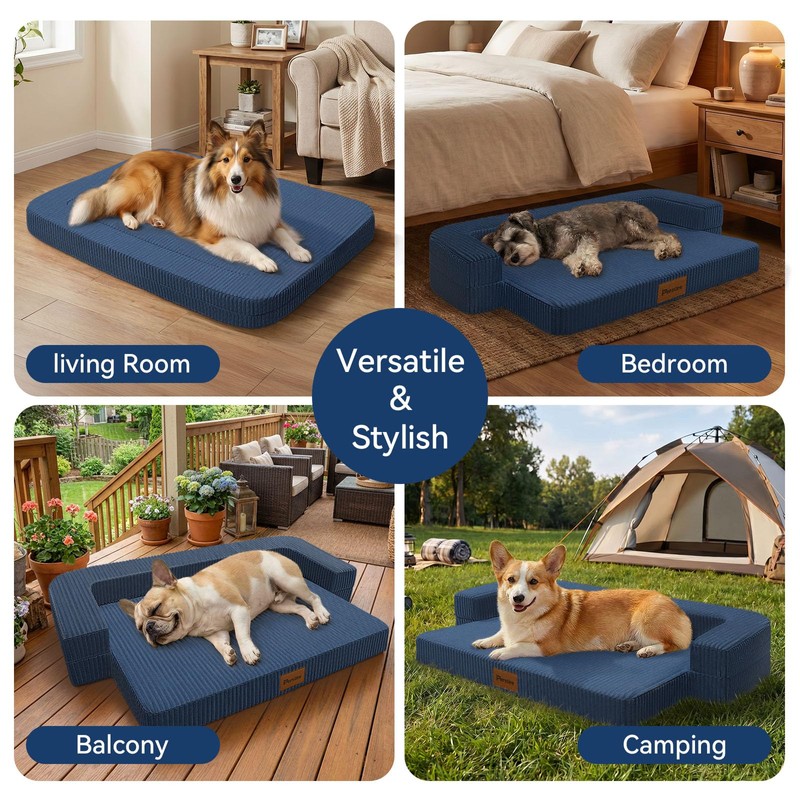 Persure Orthopedic Dog Bed for Medium Large Dogs, Waterproof Memory