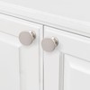 POVEFONK 10 Pack Brushed Satin Nickel Kitchen Cabinet Knobs Solid