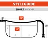 SupplyMaid Waterproof Server Apron - Short Stainproof Waist Apron for