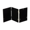 5 x 7-inch Silver Flat Edge TRIPLE PORTRAIT Photo Frames