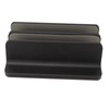 Vertical Laptop Stand Aluminum Alloy Double Dock Black Multifunctional Cooling