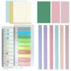 Werownsgso 700 Sticky Notes with 6 Highlighters, 6 Transparent Sticky