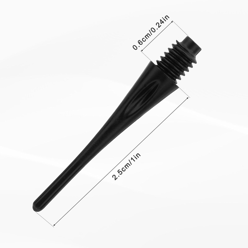 Sinbana 300 Pack 2BA Thread Soft Dart Tips, Durable Nylon