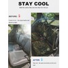 ZIDIYORUO UTV Seat Cover for Polaris Ranger 1000 2020-2025 &