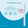Architectural Mailboxes Whitley Plastic Mailbox Post, Compatibility Code A, B,