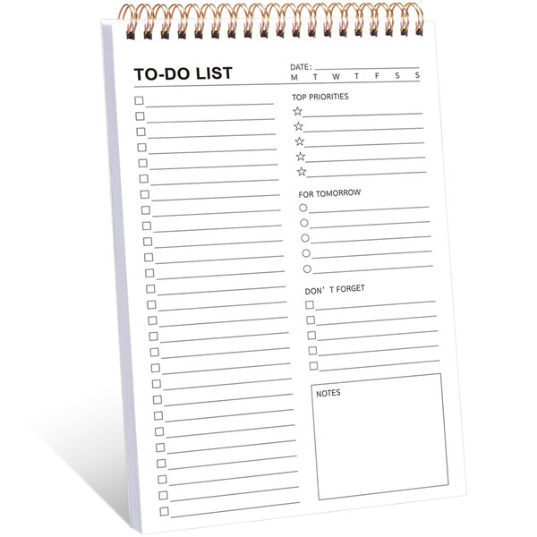 Thboxes To Do List Pad, Daily Planner Notebook Tear off