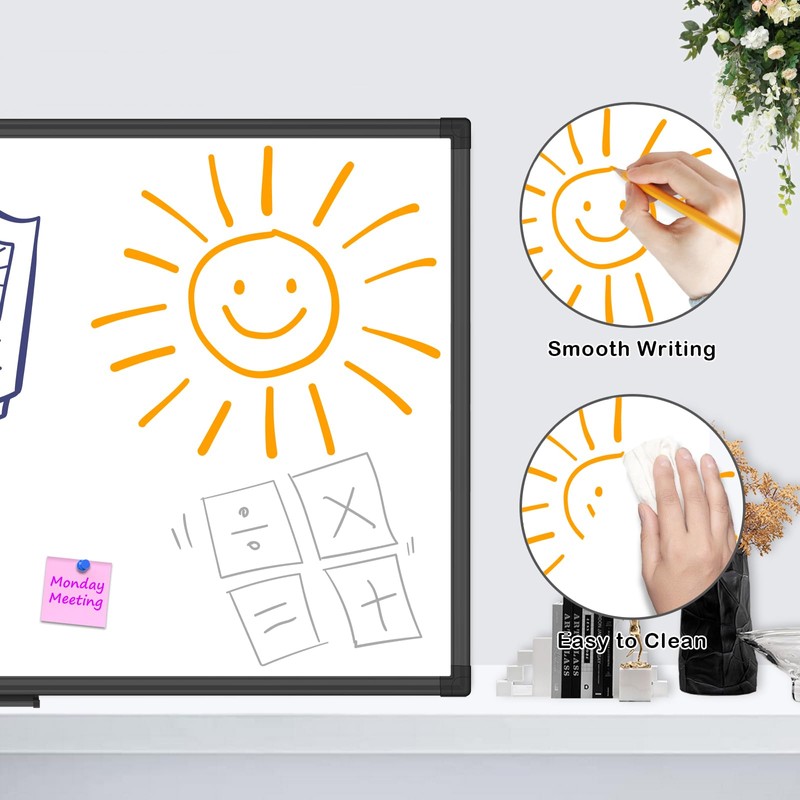JILoffice Magnetic Whiteboard/White Board, Dry Erase Board 18 x 12