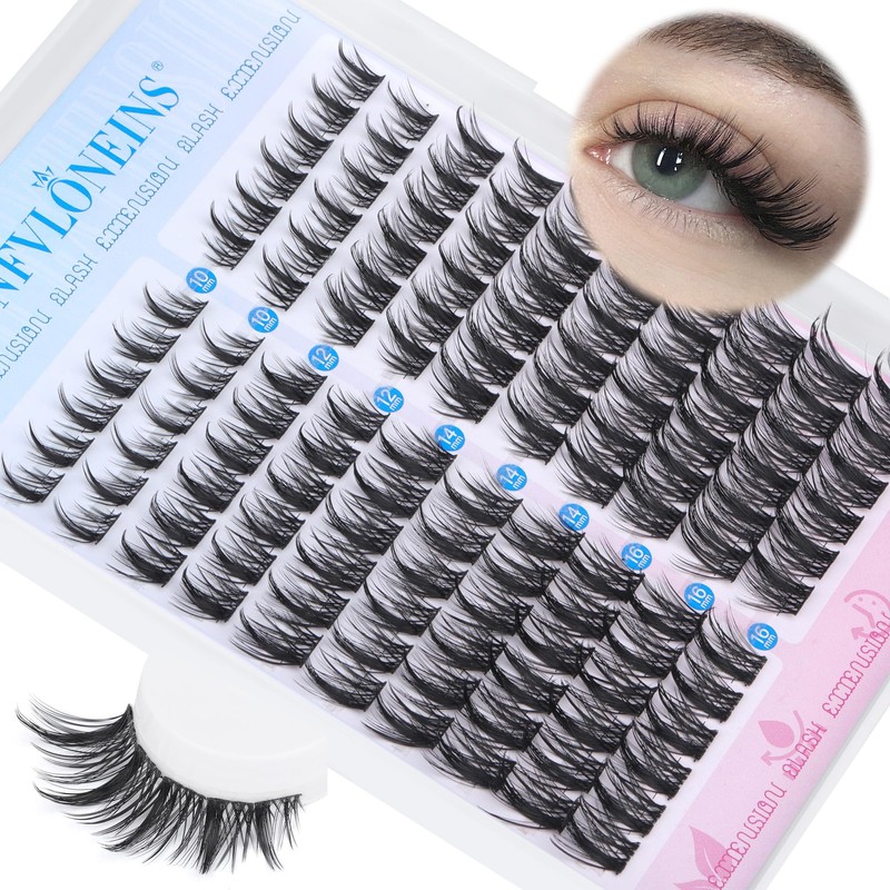 Manga Lash Clusters Kit Natural Lash Extension Kit Wispy Eyelash