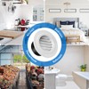 Hon&Guan Soffit Vents, 4 Inch Vent Cover Round Soffit Vents
