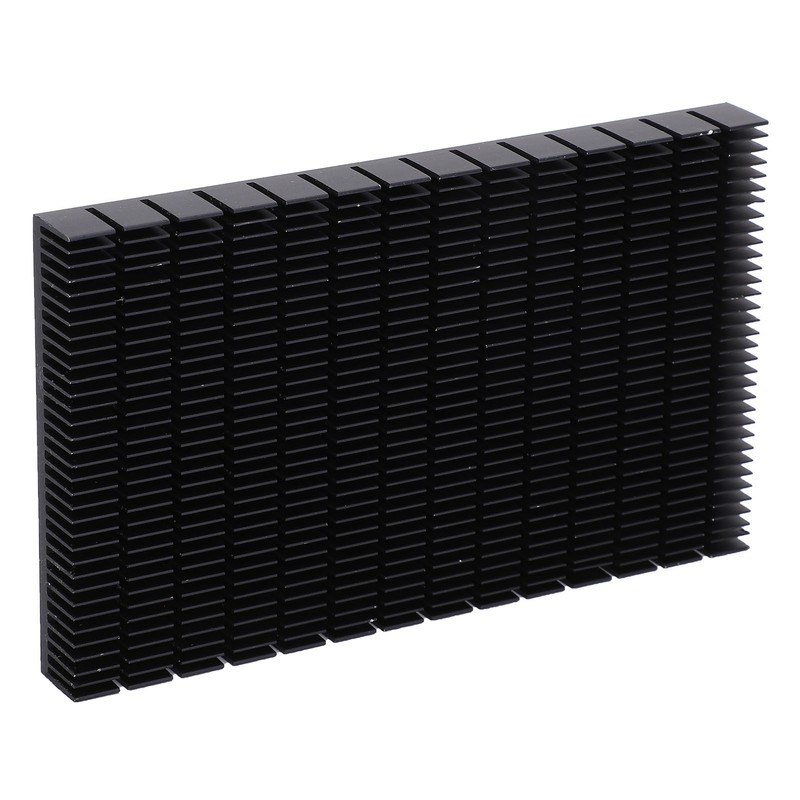 Heat Sink Aluminum Black Cooler Heat Board Radiator Heatsink Power
