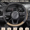 SEG Direct Car Steering Wheel Cover for Prius Civic 14-14.25