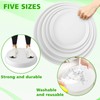 U0U 5 Size Round Stepping Stone Mold,8.7" 9.25" 10" 11.4"