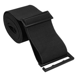 Gelante Lady Invisible Belt - Web Canvas Elastic Adjustable Skinny No Show Belt-2051-BLack (0-14)