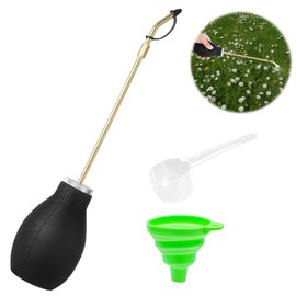 Diatomaceous Bulb Duster，Powder Duster - Long Metal Tube Garden Powder Applicator for Diatomaceous Earth & Fine Powders，Handheld diatomaceous Earth dispensers for Home and Farm use