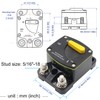 T Tocas 50 Amp Overload Protection Circuit Breaker with Switch