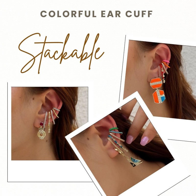 Claw Ear Cuff Earrings for Women | 14K Gold &