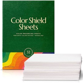 CLEANOMIC Color Shield Sheets (32 Sheets) - Color Preserving Laundry Sheets, Dye Absorbing, Prevent Color Mixing