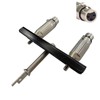1x Dual DIY XLR Lock Attachments Reciprocating Saw Adapter Connector