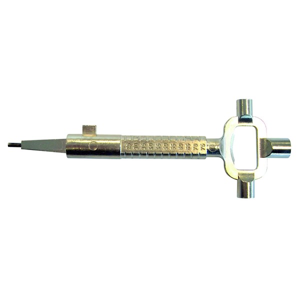 HSI Architect's Key/Zamak Nickel-Plated Pack of 1 287920.0