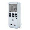 Uni-Com Easy Read Electronic Plug-in Timer, Large LCD Display, Energy