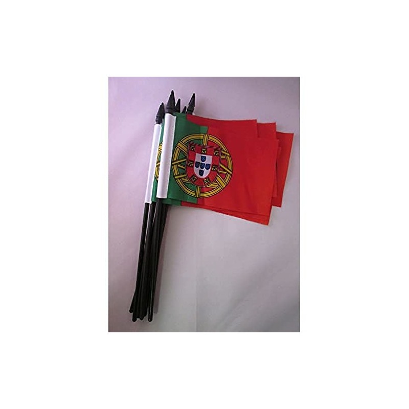 AZ Flag Portugal 15 x 10 cm Pack of 10
