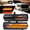 2Pcs Amber Sequential Blink Dynamic LED Side Mirror Marker Lights