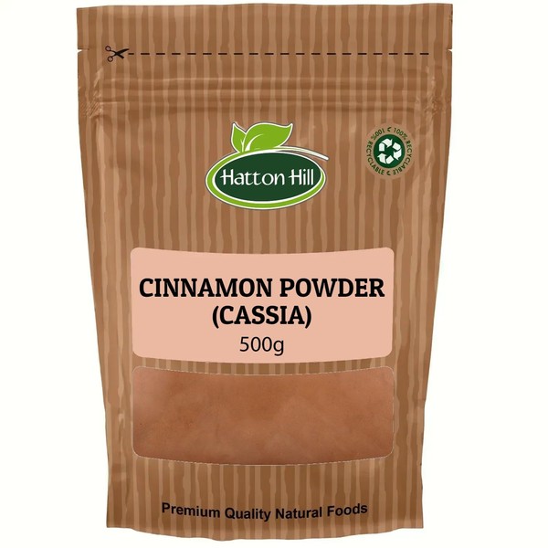 Cinnamon Powder (Cassia) 500g by Hatton Hill