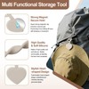 Magnetic Hat Clip for Travel on Bag,Strong Magnetic Silicone Adjustable