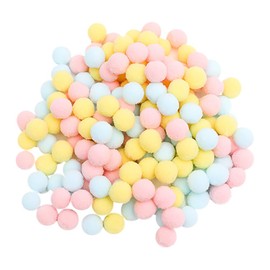 JIHUOO 2000 Pcs 1cm Small Pom Poms Fluffy Pom Pom Balls Fuzzy Craft Balls Colorful Decorative Pom Poms Felt Balls Party Decorations Macarons