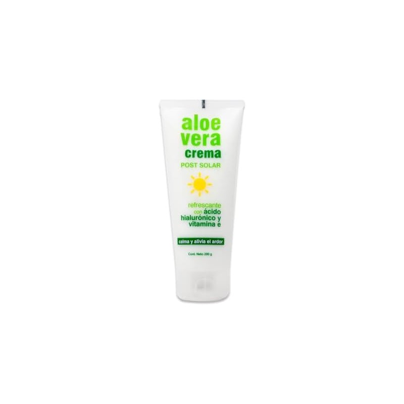 ALOE VERA CREMA POST SOLAR Tubo c/200 G.