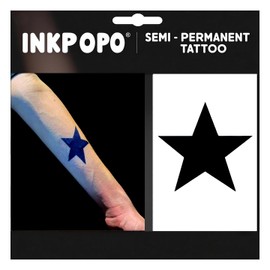 INKPOPO 3 Sheets Semi-Permanent Tattoos for Adults | 7-15 Days Longwear | Waterproof & Realistic Finish | Adult Art Temporary Tattoos | Renaissance Series 072
