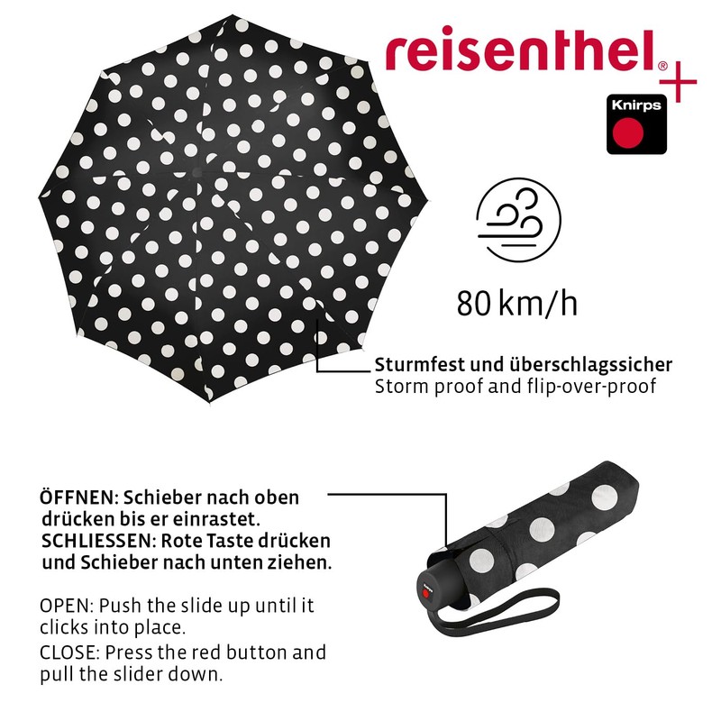 reisenthel Umbrella Pocket Classic - Compact Pocket Umbrella Made from
