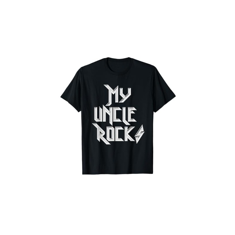 My Uncle Rocks Cool T Shirt for Niece Nephew Clothing