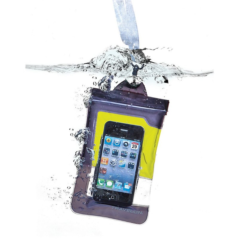 Travelon Floating Waterproof Smart Phone/Digital Camera Pouch, Green