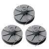 Funmo 3 pieces grass trimmer thread spool, replacement thread spool